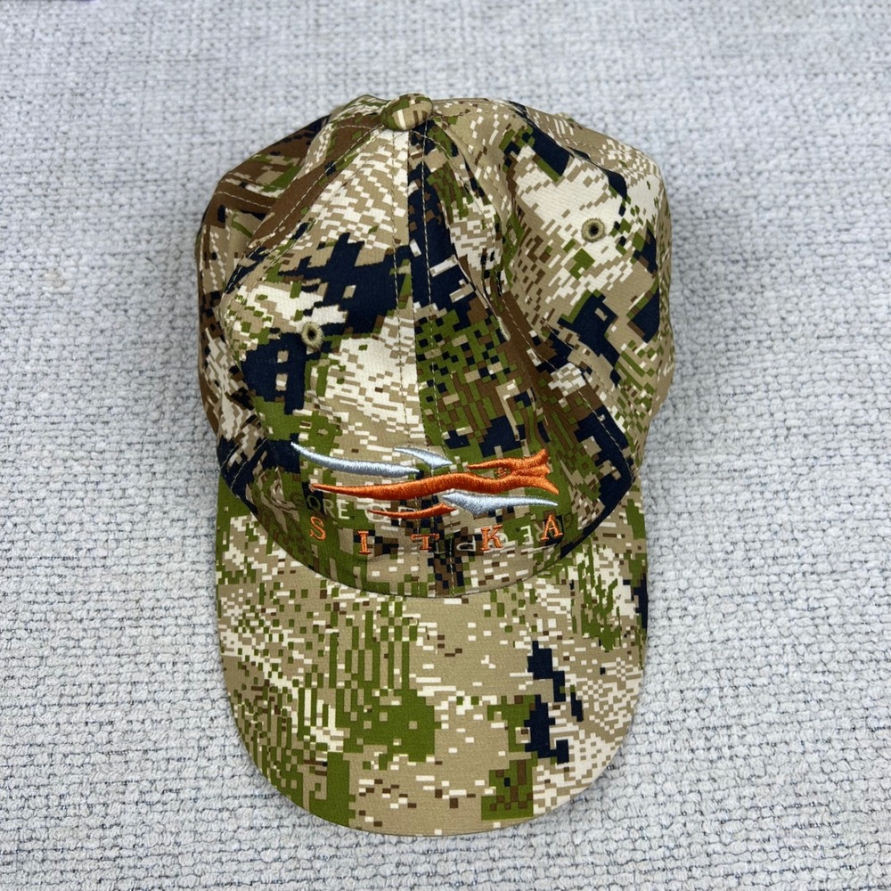 Sitka Gear Cap Optifade Subalpine OSFA Camo Polyester Excellent Hunting Hat